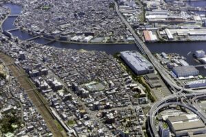 横浜市鶴見区の空撮