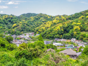 葉山町上山口の風景