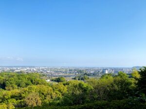 総合運動公園より臨む伊勢原市