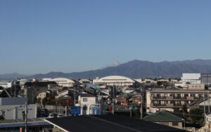 大和市内からの風景