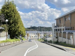 座間市内の様子