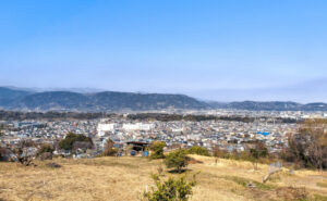 南足柄市の街並み